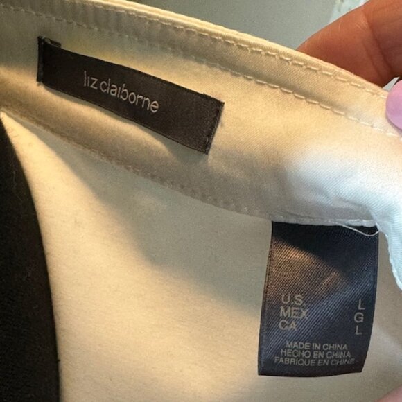 Liz Claiborne Carefree White Jacket, Size L NWT - Picture 5 of 6